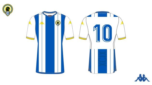 Primera opción camiseta Hércules 2021-2022