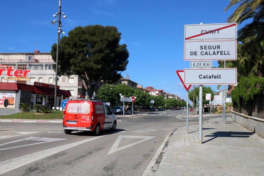 Una de les entrades de Calafell. 