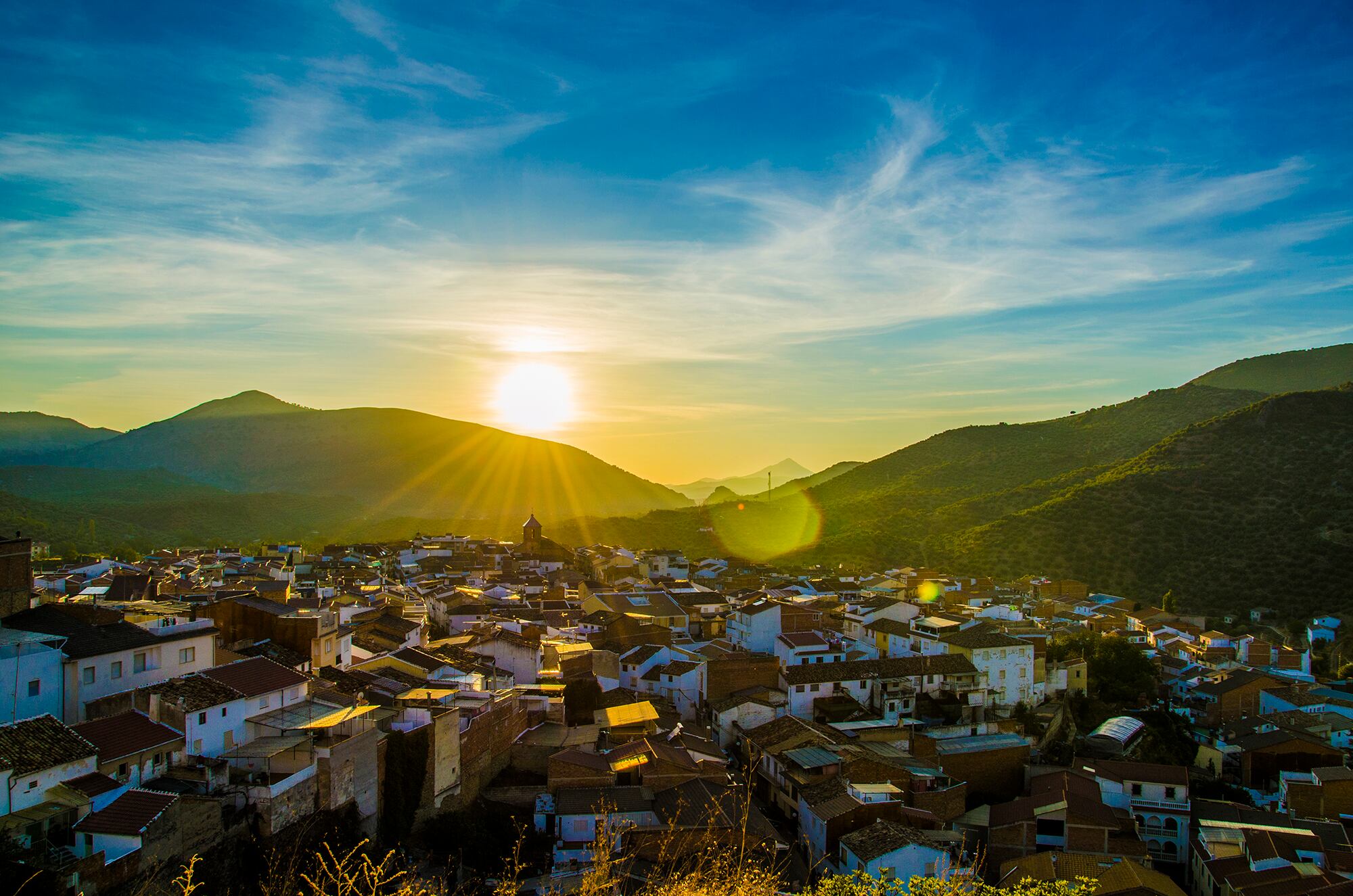 Panorámica de Valdepeñas de Jaén.