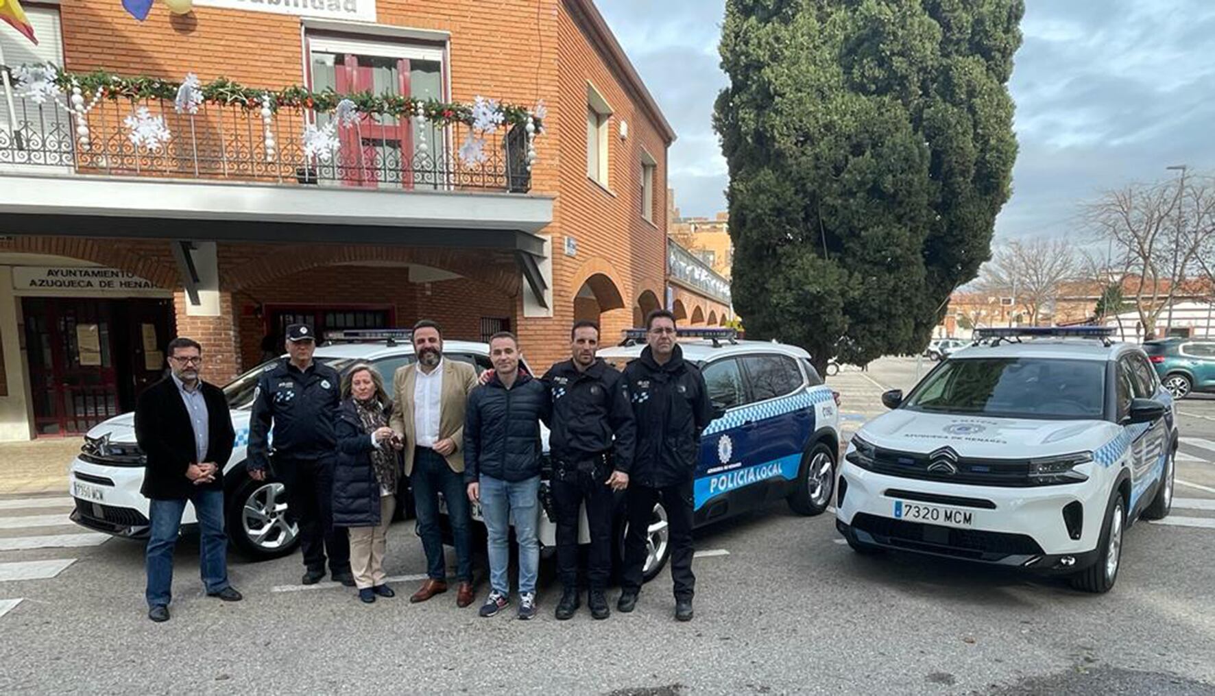 Presentación de los nuevos coches patrulla de la Policía Local de Azuqueca de Henares