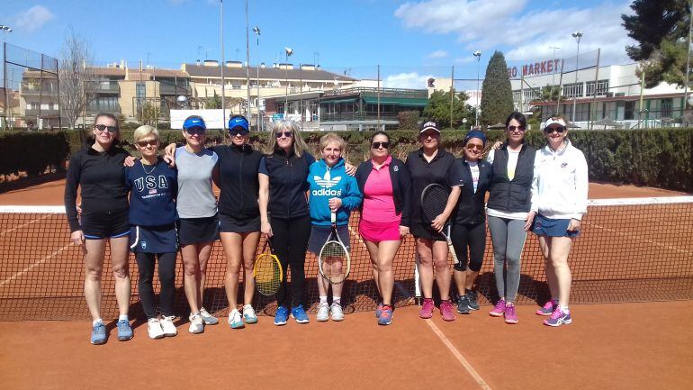 Tenistas Veteranas +40 del Club de Campo de Elda