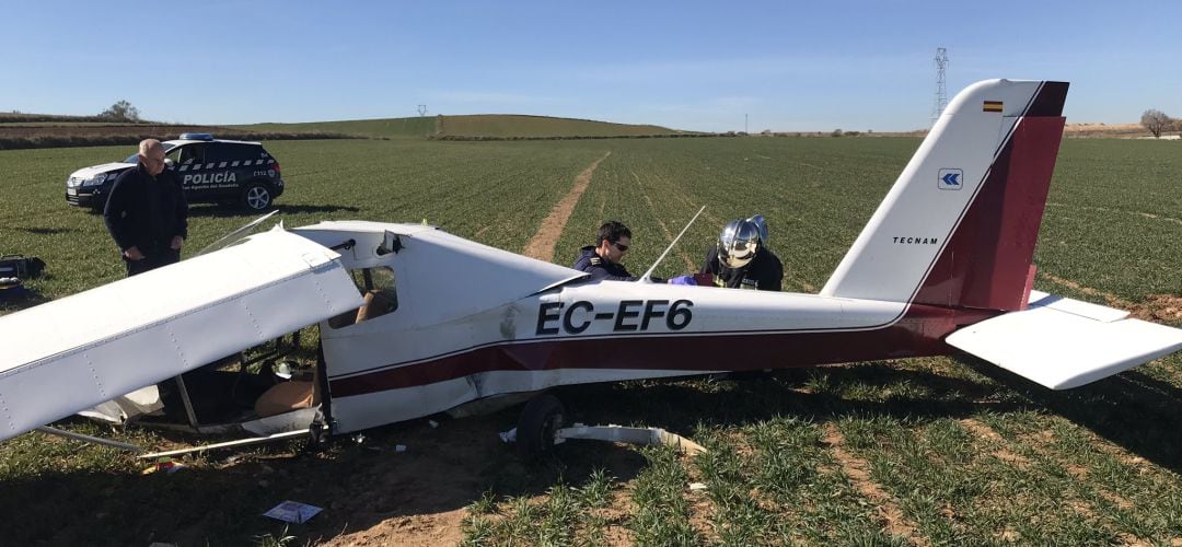 Accidente aéreo de un ultraligero en San Agustín de Guadalix