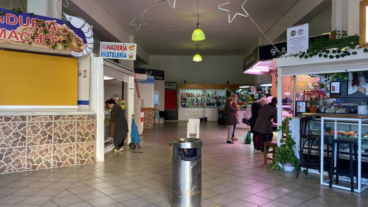 Obras en el Mercado Municipal Hotel Garrido