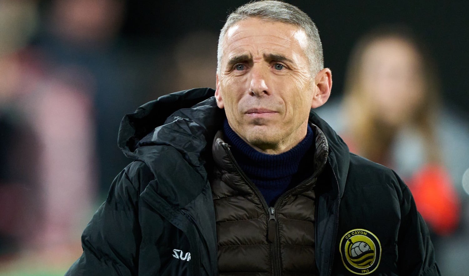 SANTANDER, SPAIN - DECEMBER 07: Head coach Luis Fernandez of CD Cayon looks on prior to the Copa del Rey second round match between CD Cayon and Athletic Club at El Sardinero on December 07, 2023 in Santander, Spain. (Photo by Juan Manuel Serrano Arce/Getty Images)