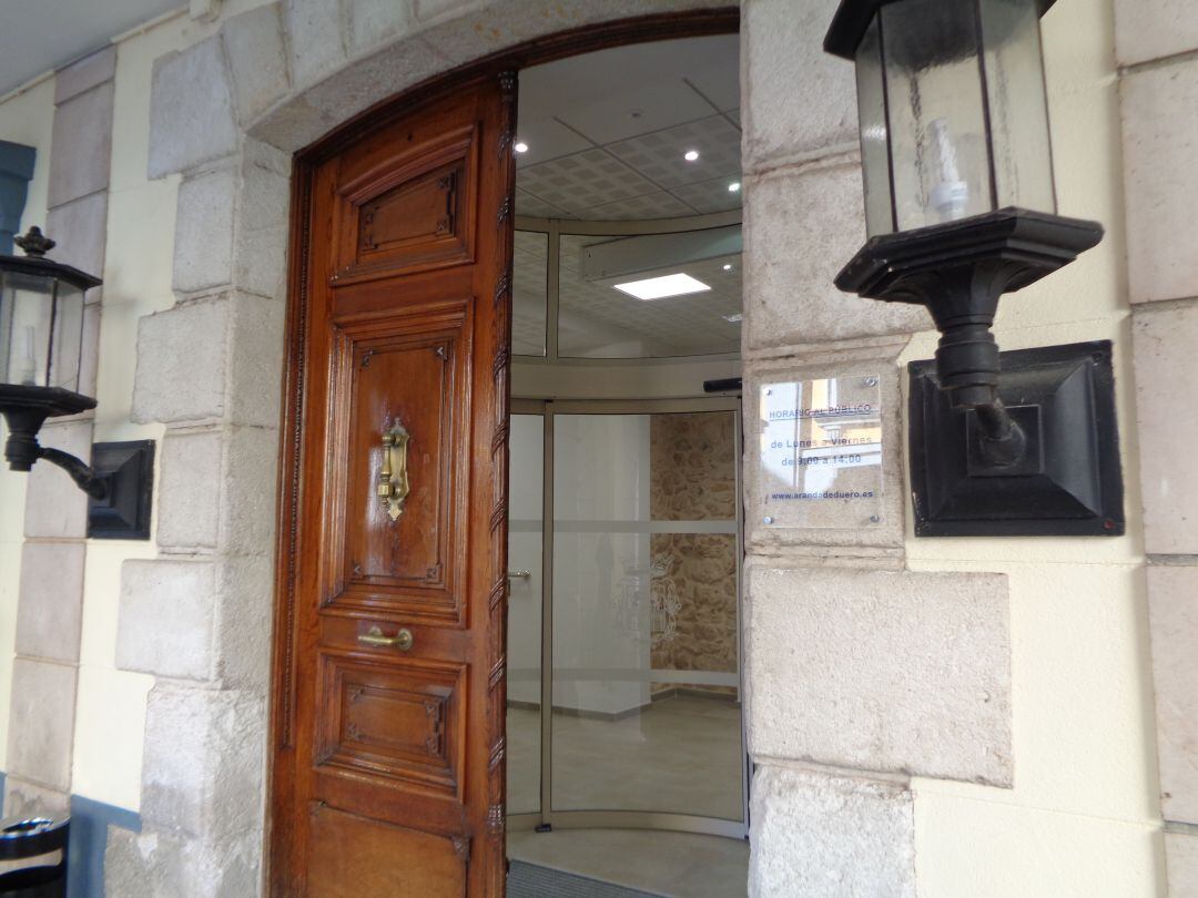 Entrada de la Casa Consistorial