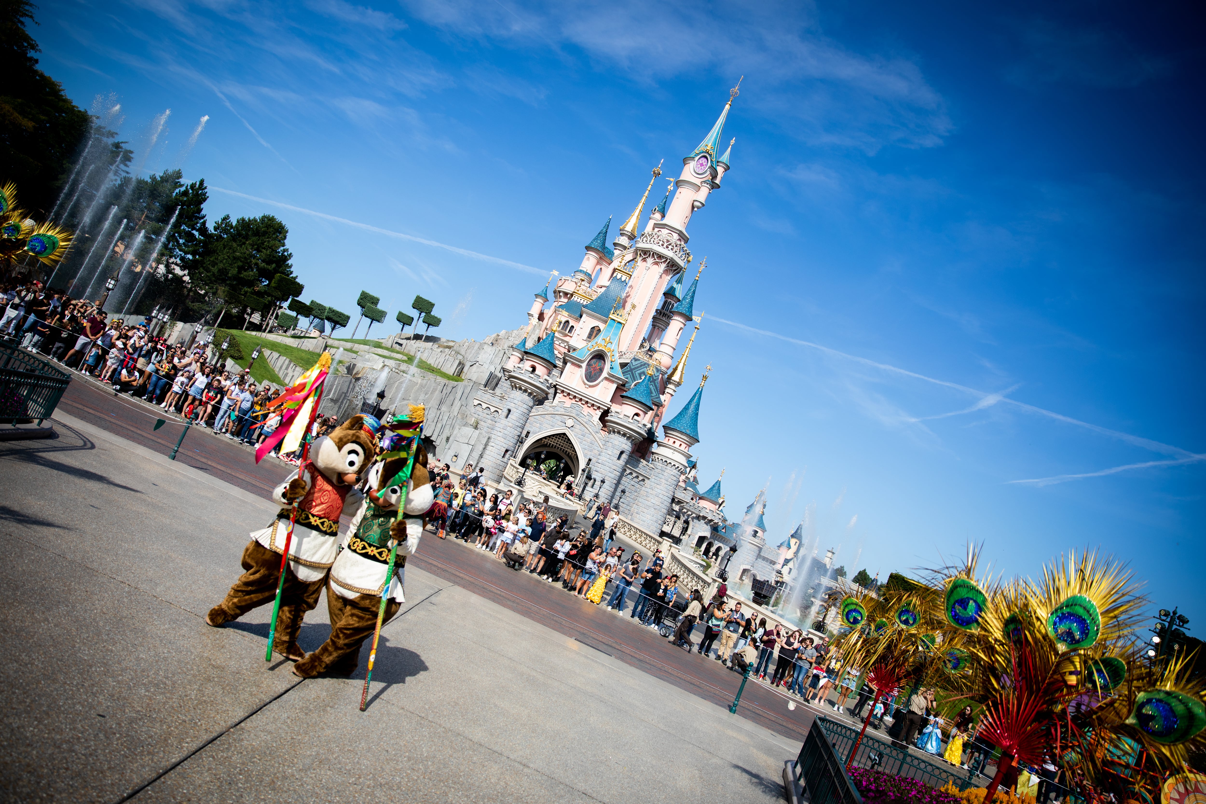 Chip y Chop en Disneyland Paris.