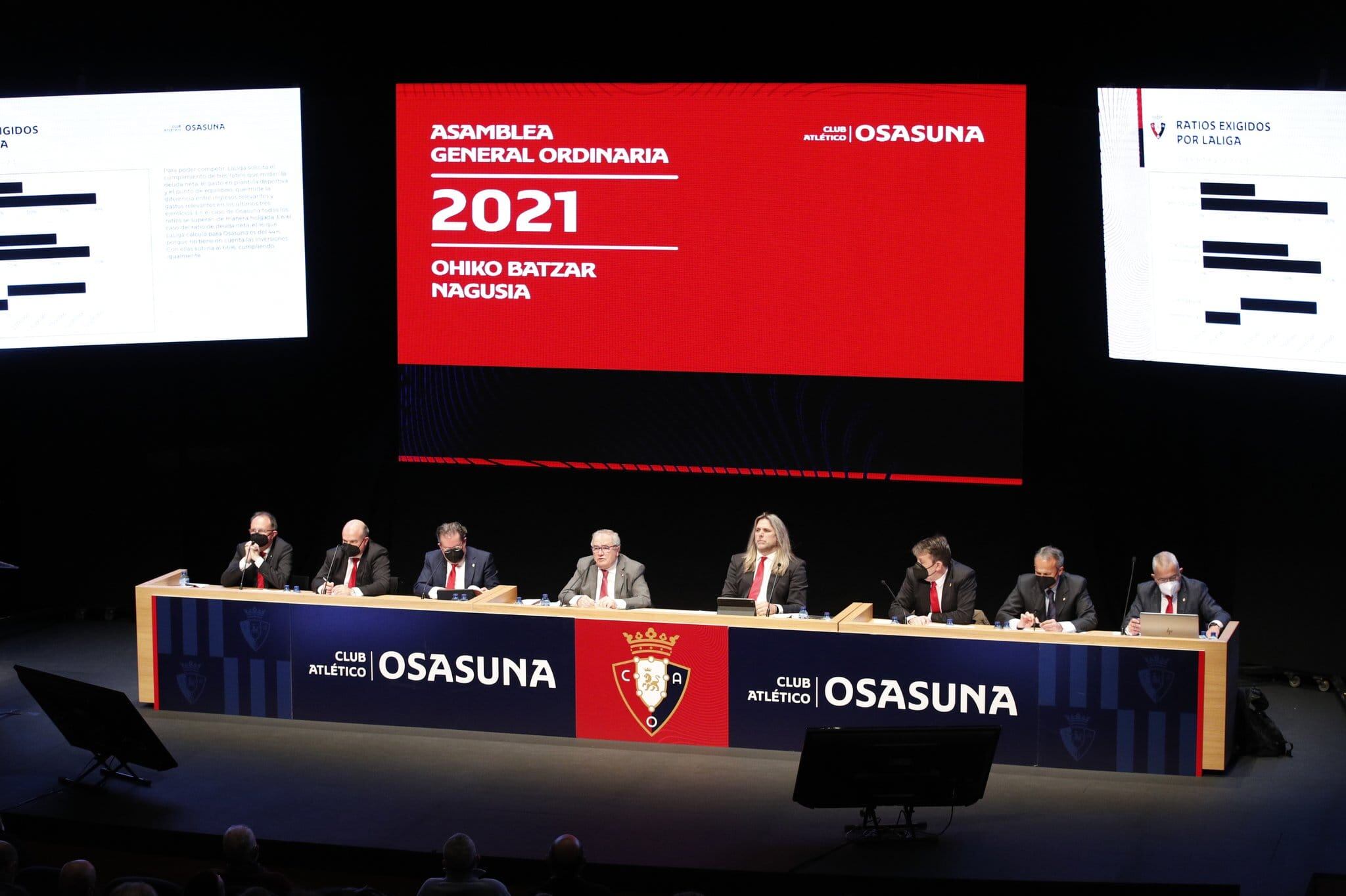 La última Asamblea de socios compromisarios de Osasuna celebrada el pasado año