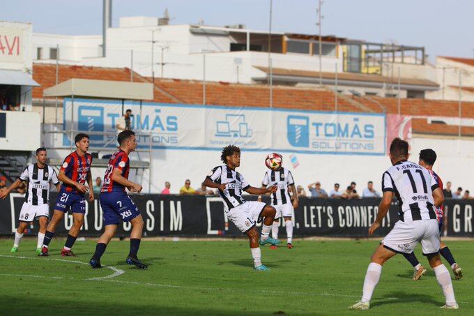 Un momento del partido