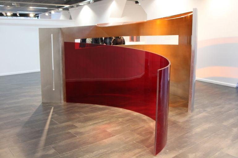 L'obra que l'escultor Agustí Roqué va mostrar a la biennal de Venècia i que ara es podrà veure a la nova sala d'exposicions del Govern inaugurada avui a l'antic CIAM d'Escaldes.