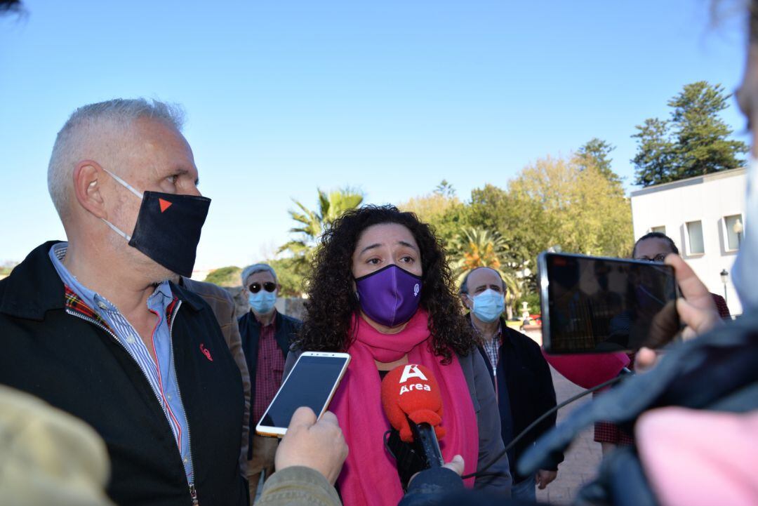 Nieto en declaraciones a los medios.