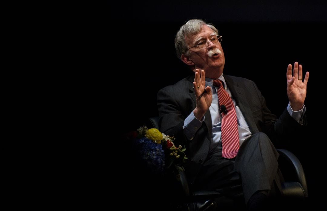 El ex asesor de seguridad nacional John Bolton durante una conferencia el pasado mes de febrero.