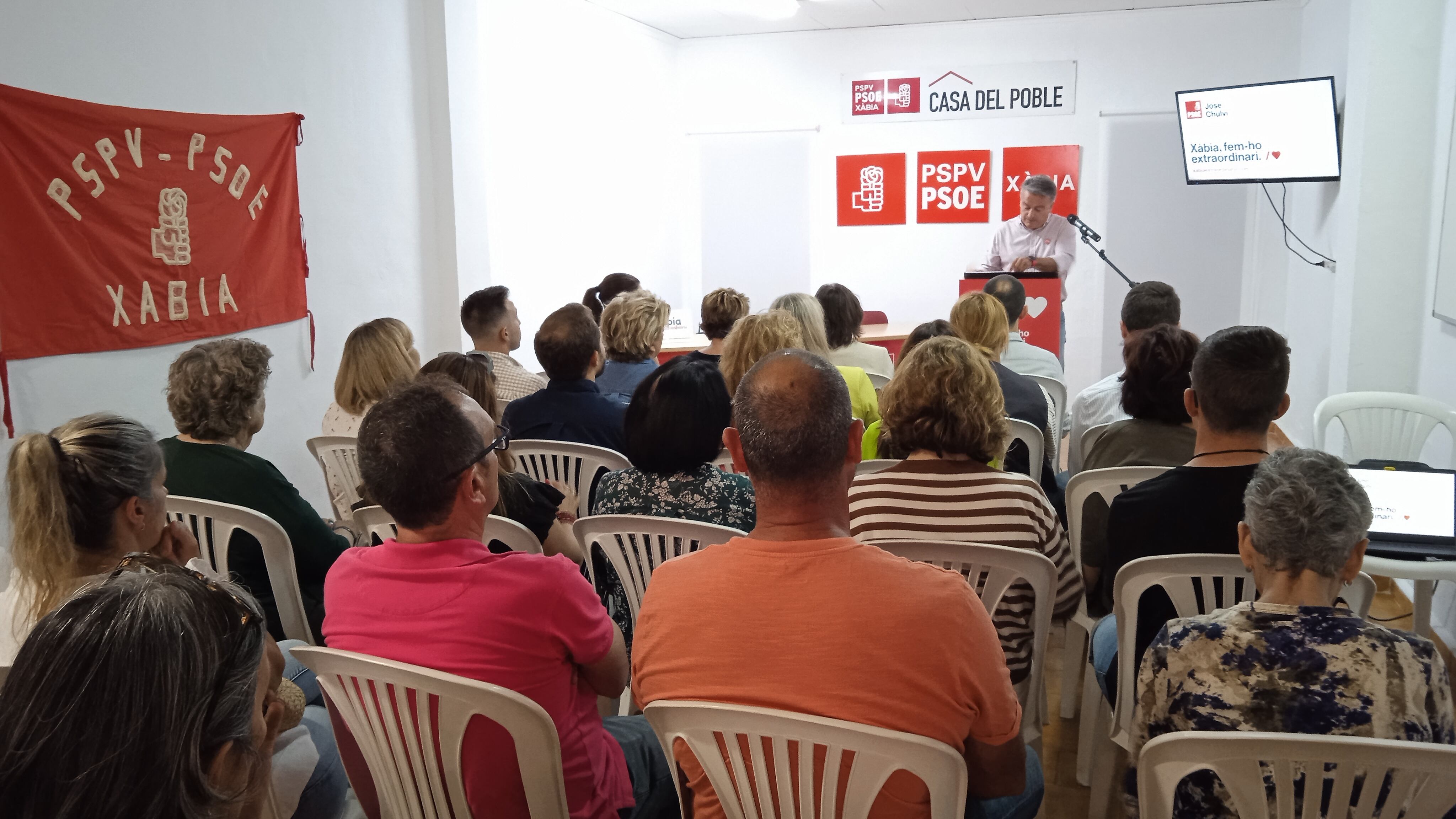 Presentación del programa electoral del PSPV-PSOE de Xàbia.