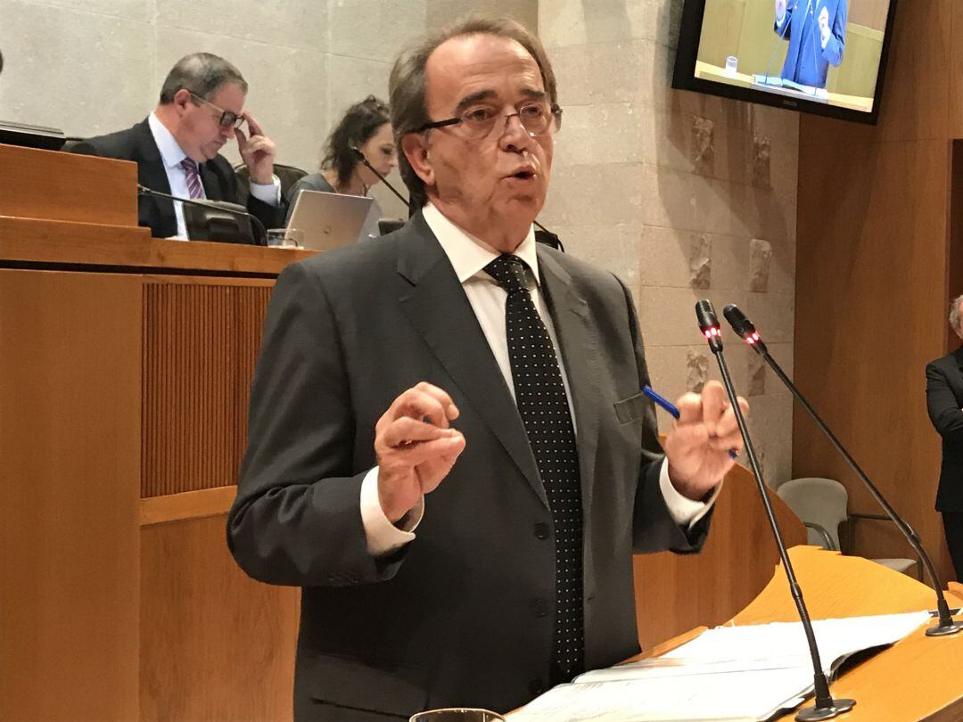 El consejero de Hacienda y Administración Pública del Gobierno de Aragón, Carlos Pérez Anadón 