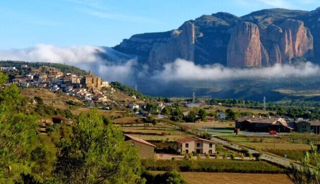 Vista de los Mallos de Riglos