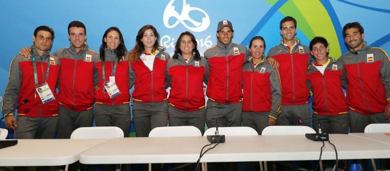 Equipo español olímpico de tenis en Río