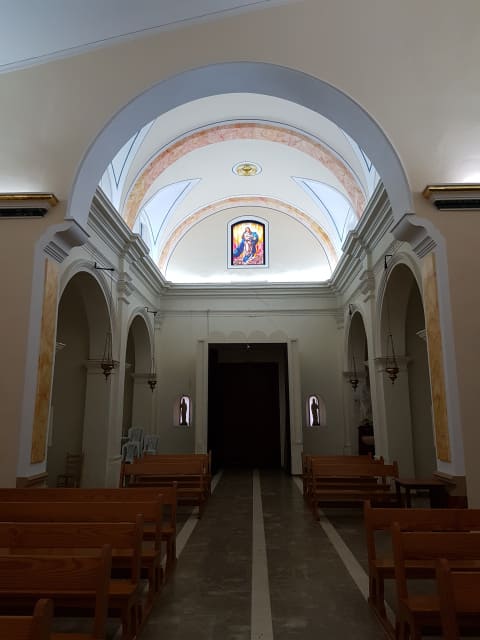 Iglesia de la Purísima Concepción de Palmera, que don Tiburci se encargó de restaurar.