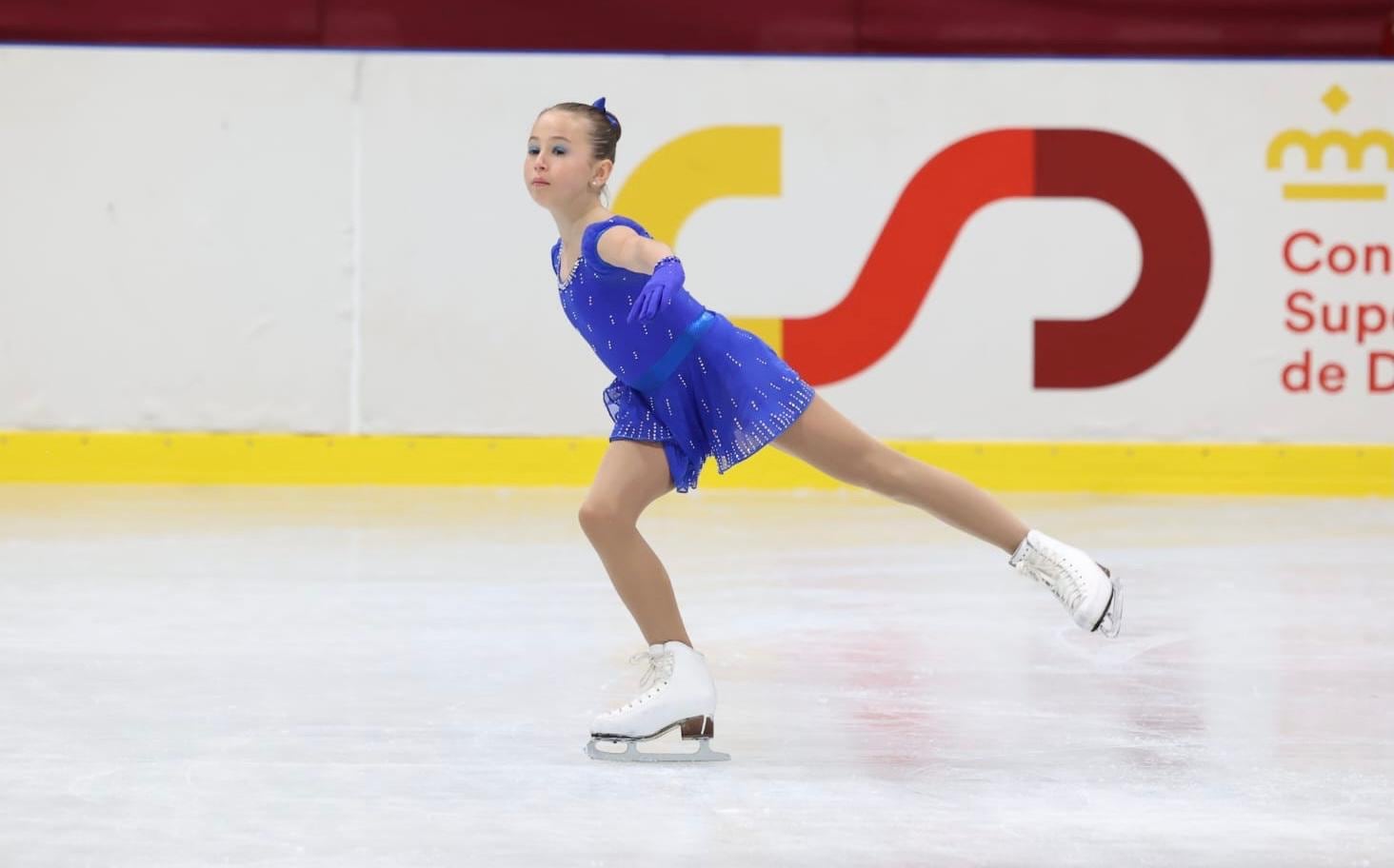 Irene Lasaosa durante el campeonato