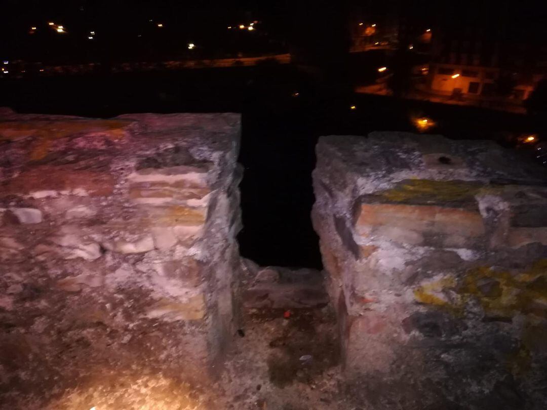 Zona del mirador desde la que se precipitó al vacío