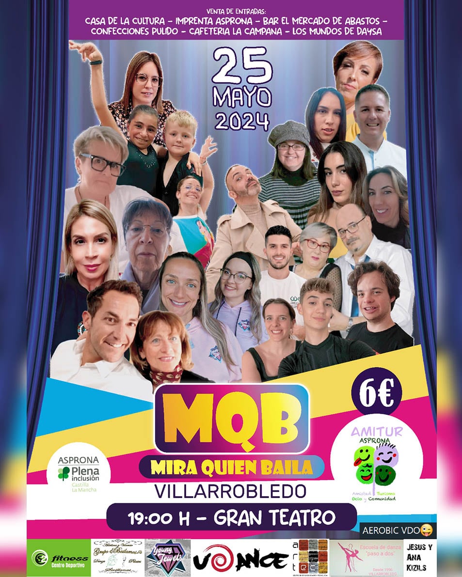 Cartel de la gala solidaria &#039;Mira Quien Baila&#039;