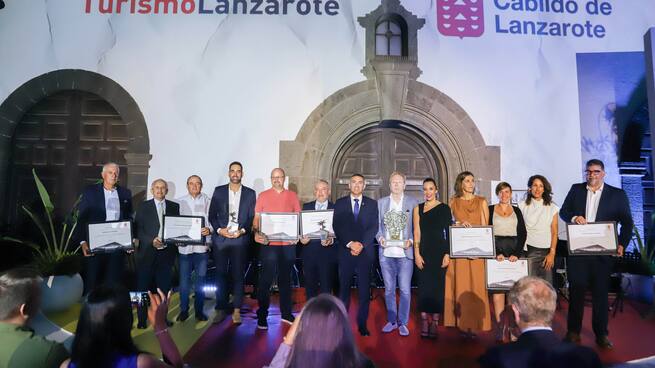 Jessica de León en los premios de Turismo Lanzarote 2023