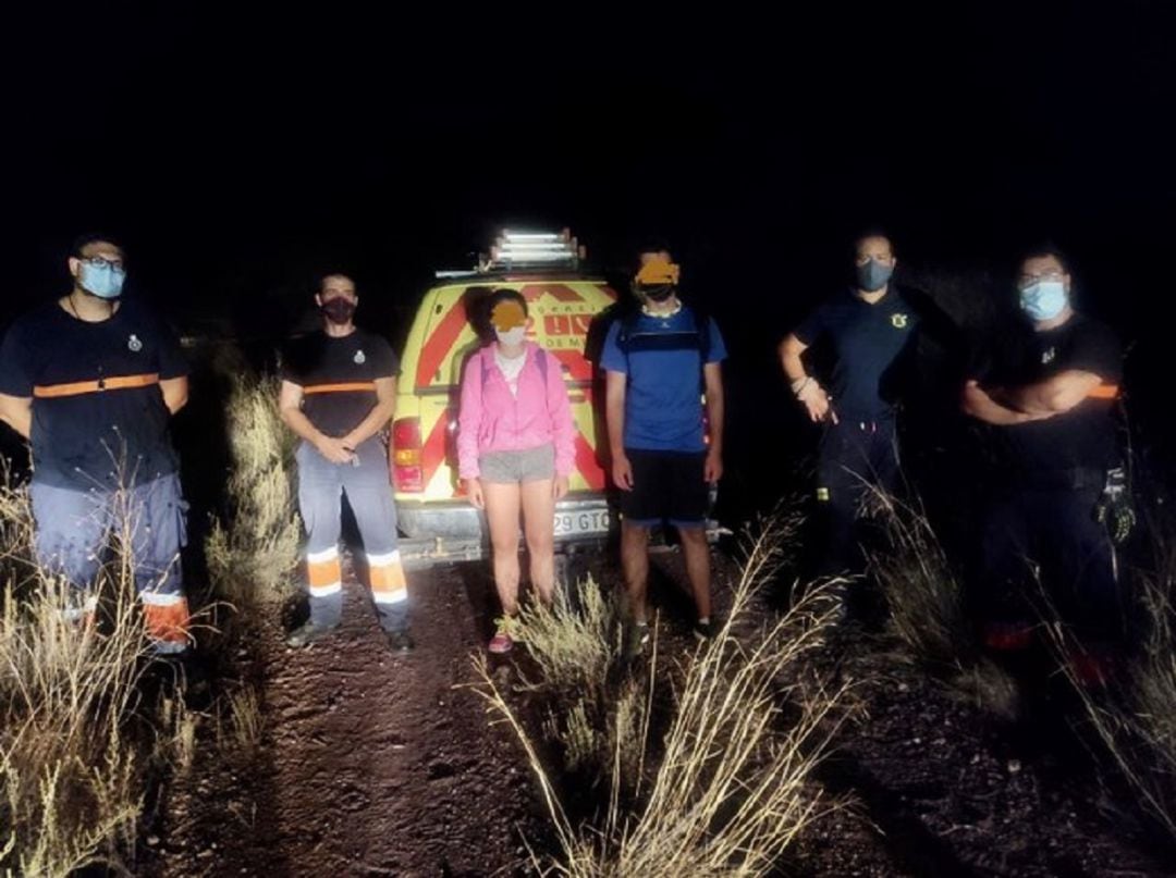 Localizan a dos senderistas perdidos en la zona del Cejo de los Enamorados