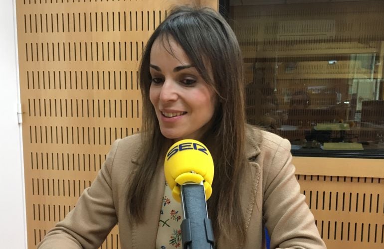 Rebeca Pérez durante la entrevista en el programa Hoy por hoy.