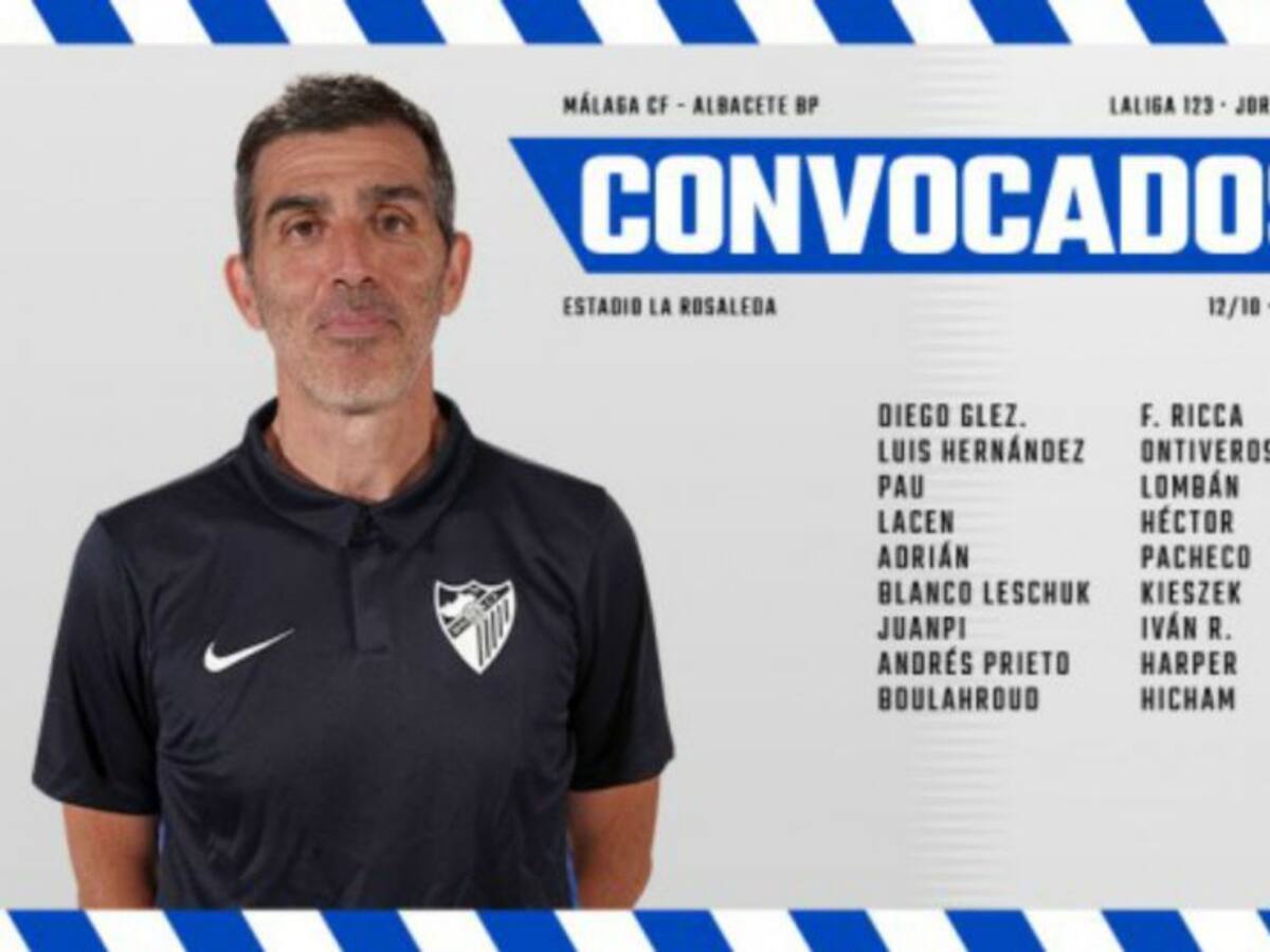 El guardameta Andrés Prieto novedad en la convocatoria del Málaga