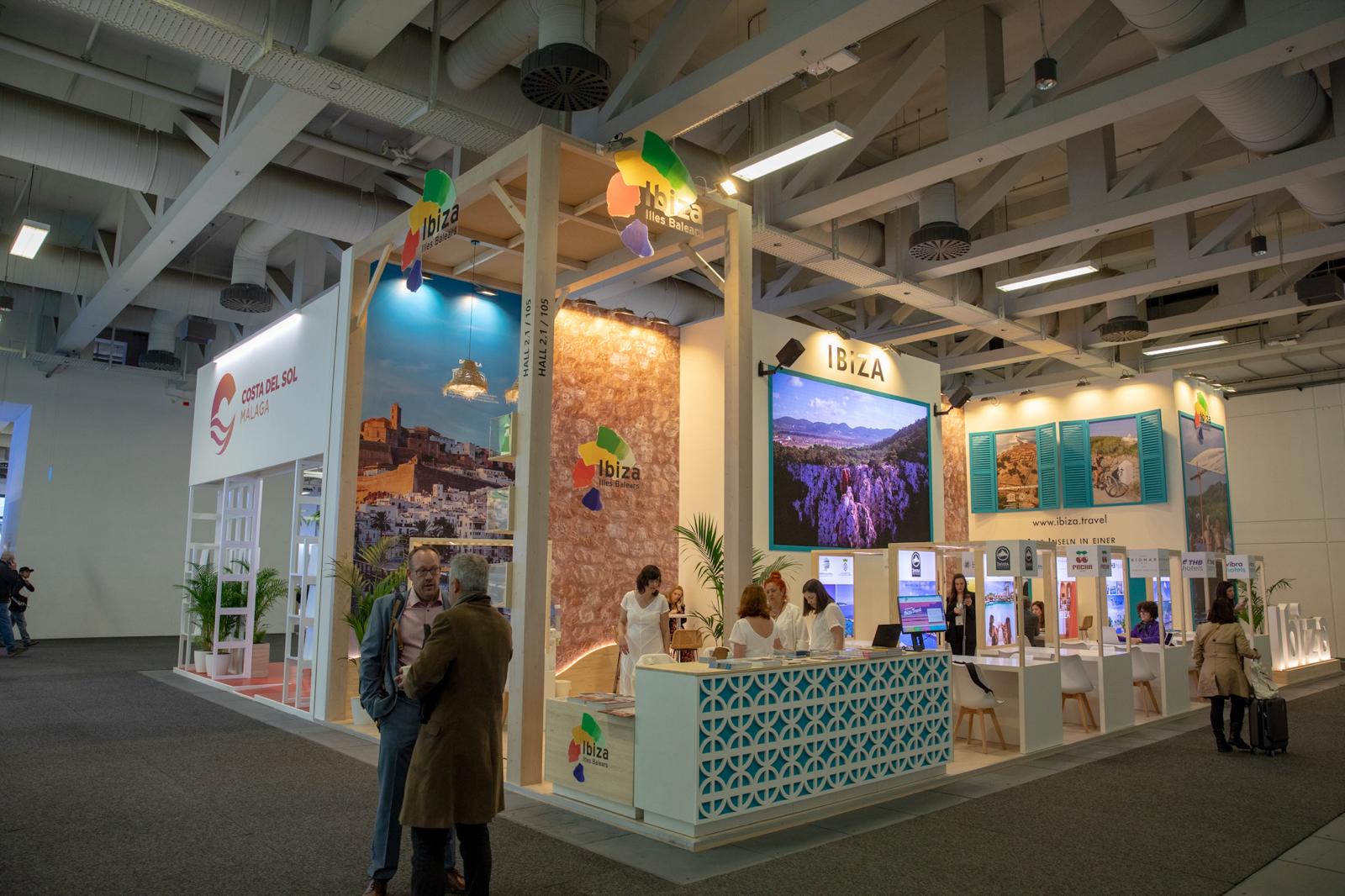 Imagen del stand de Ibiza en la ITB