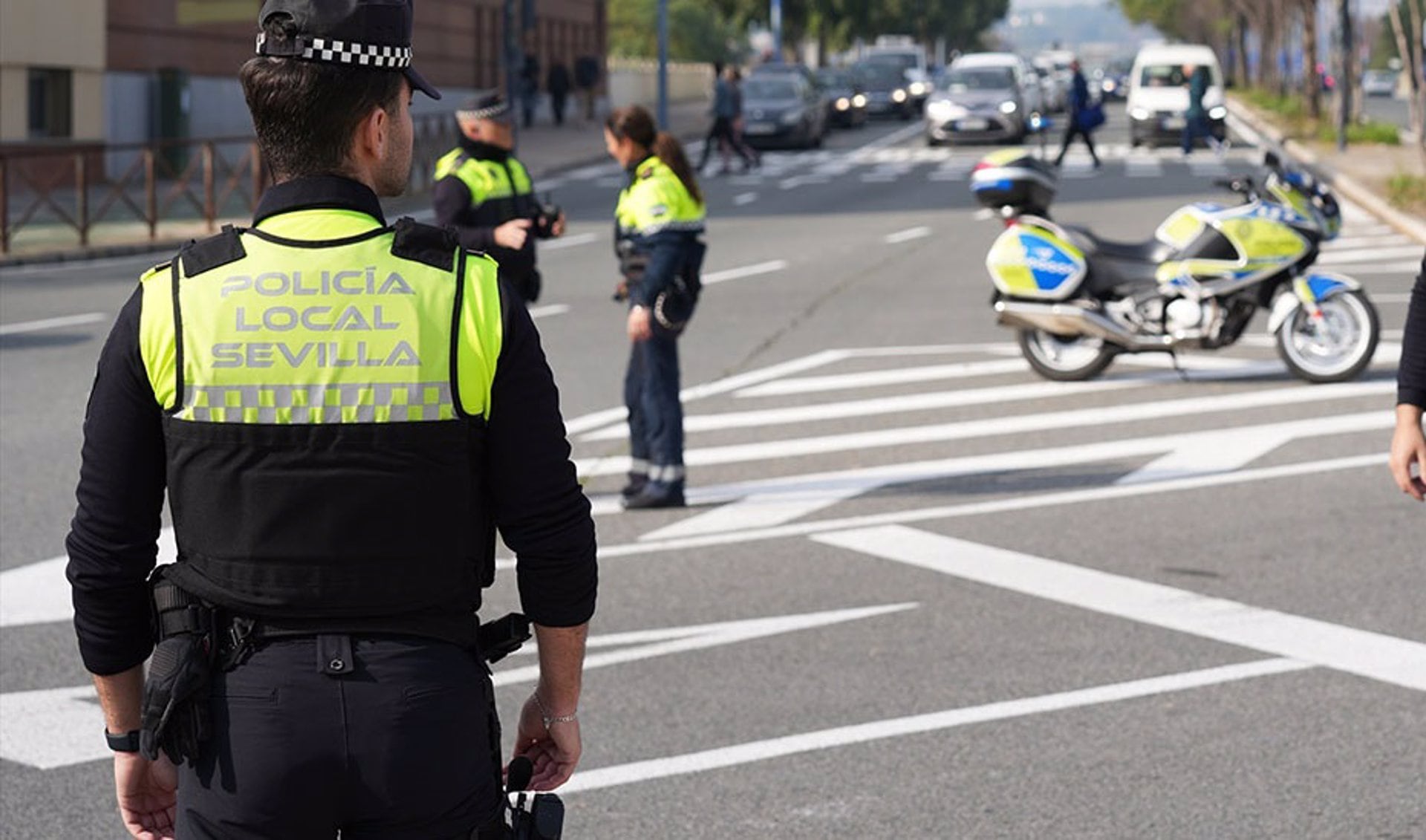 06/02/2024 Policías locales durante un corte de tráfico, como imagen de recurso.
SOCIEDAD ANDALUCÍA ESPAÑA EUROPA SEVILLA
MARÍA JOSÉ LÓPEZ-EUROPA PRESS
