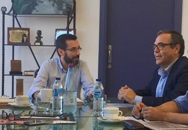 Juan Franco con Carlos Fenoy