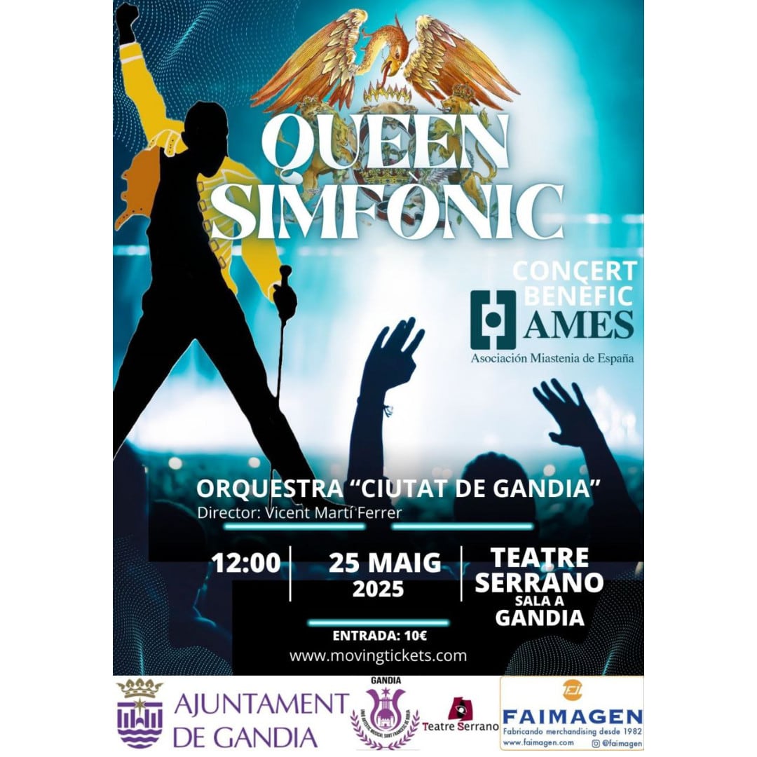 Queen Simfónic a Beneficio de AMES España en el Teatro Serrano