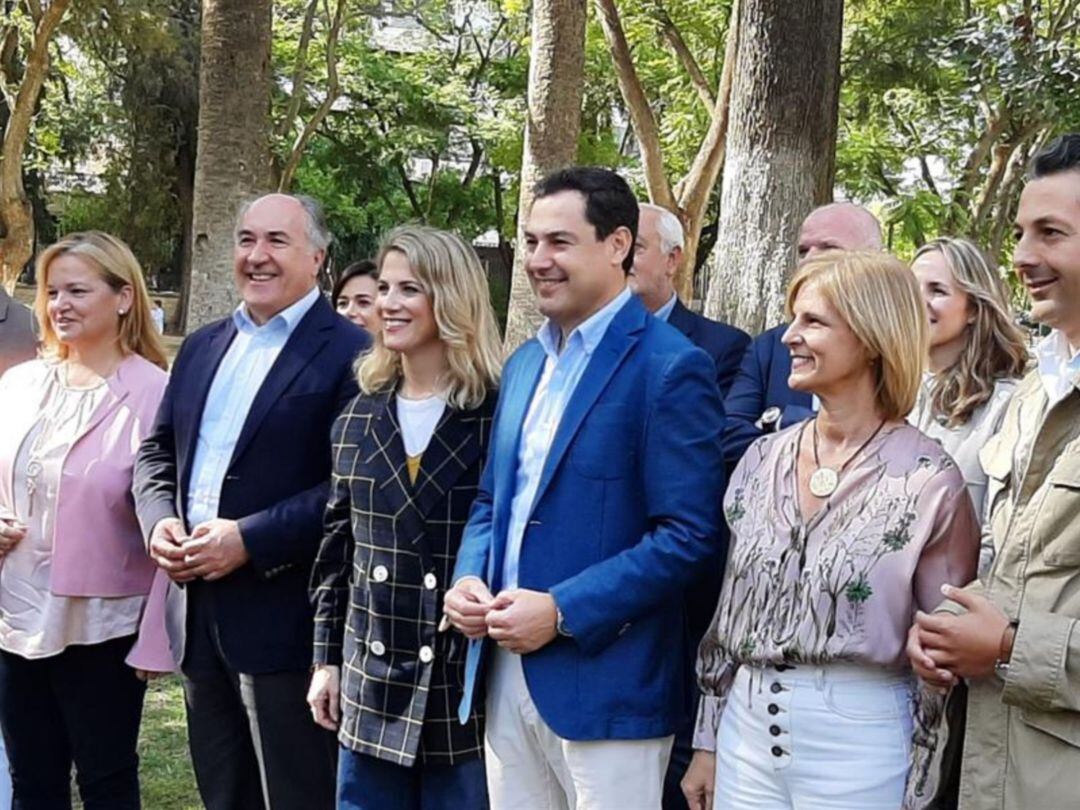 Moreno Bonilla, durante el acto de campaña en Jerez