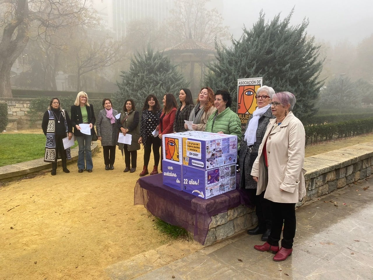 Acto conmemorativo del XXII aniversario de la fundación de la Asociación de Mujeres Progresistas contra la Discrimiación y la Violencia de Género.