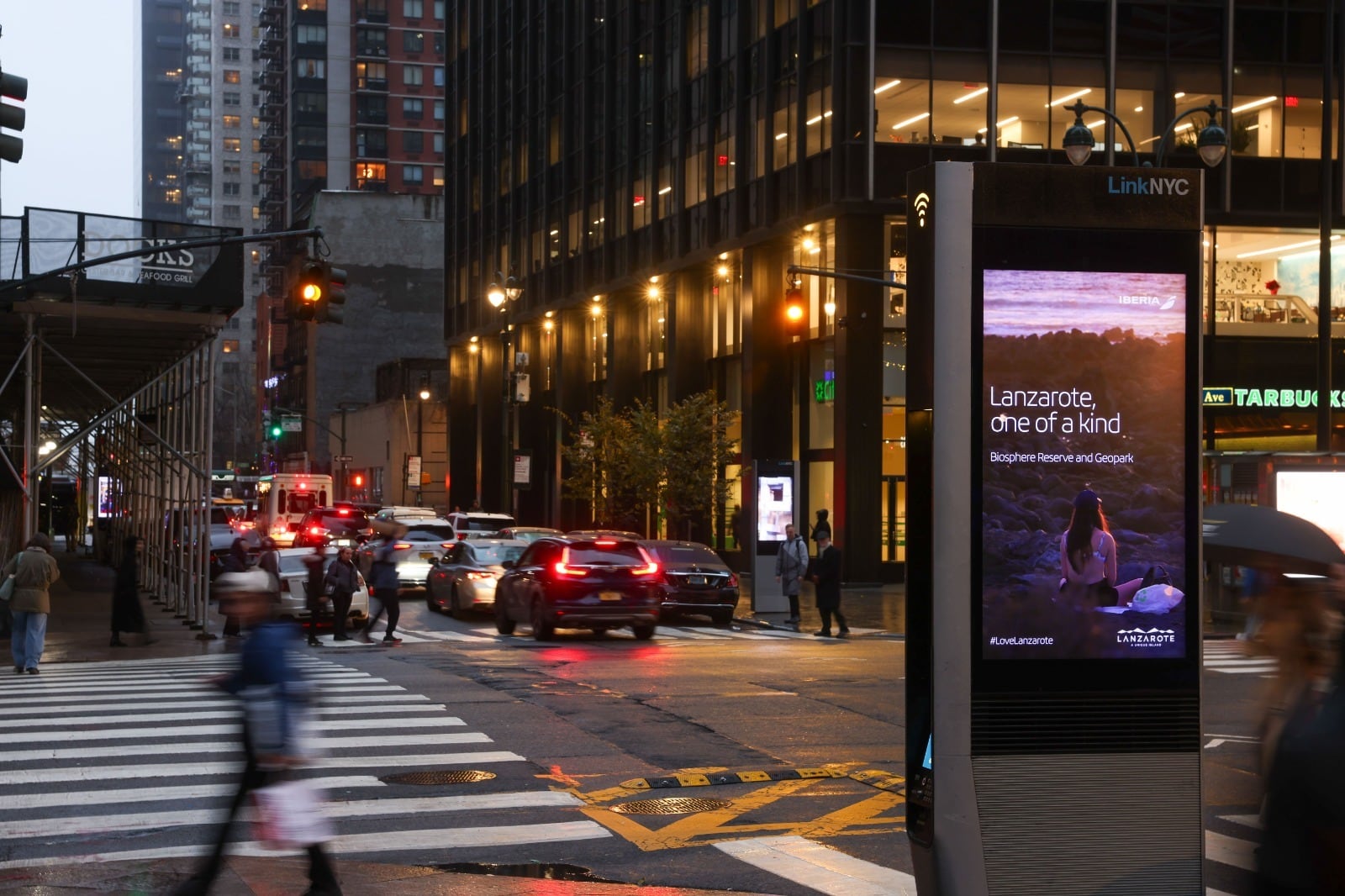 Campaña turística de Lanzarote en Nueva York.