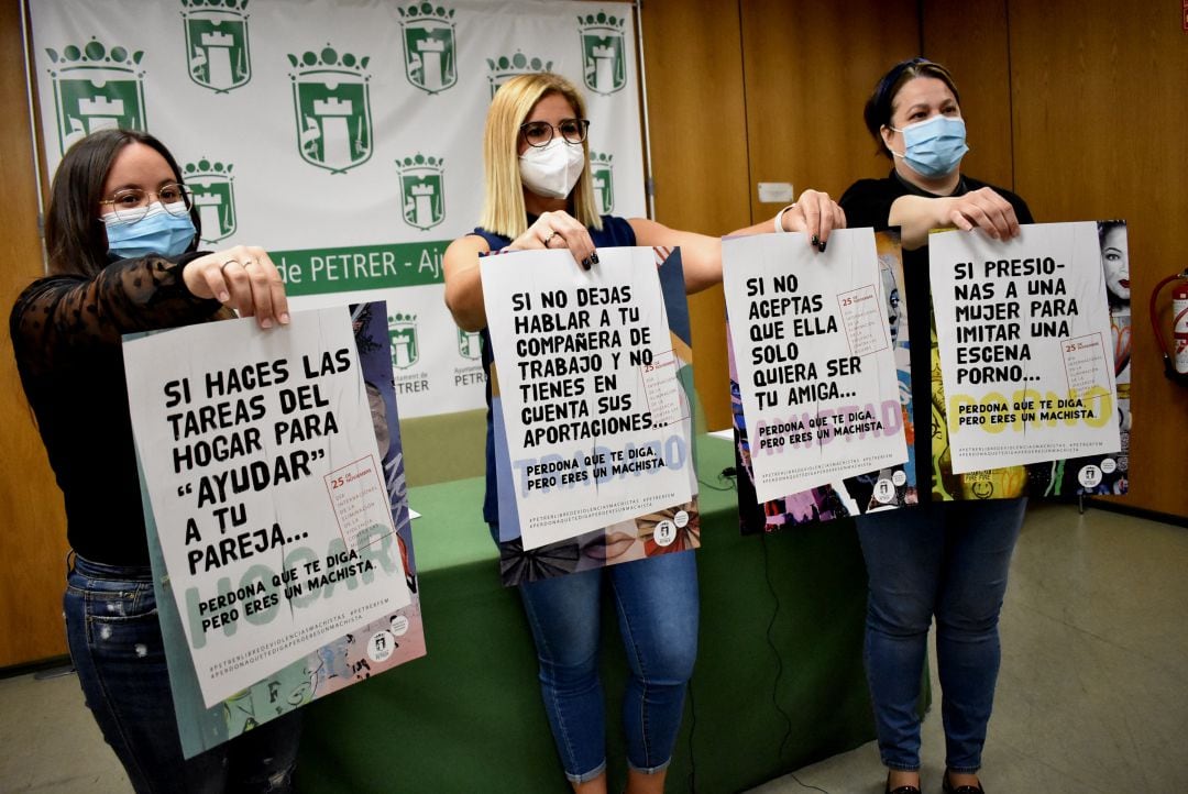 Presentación de la campaña del 25N en Petrer