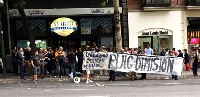 Declaran en la Audiencia Nacional tres indignados por los incidentes del Parlamento de Cataluña