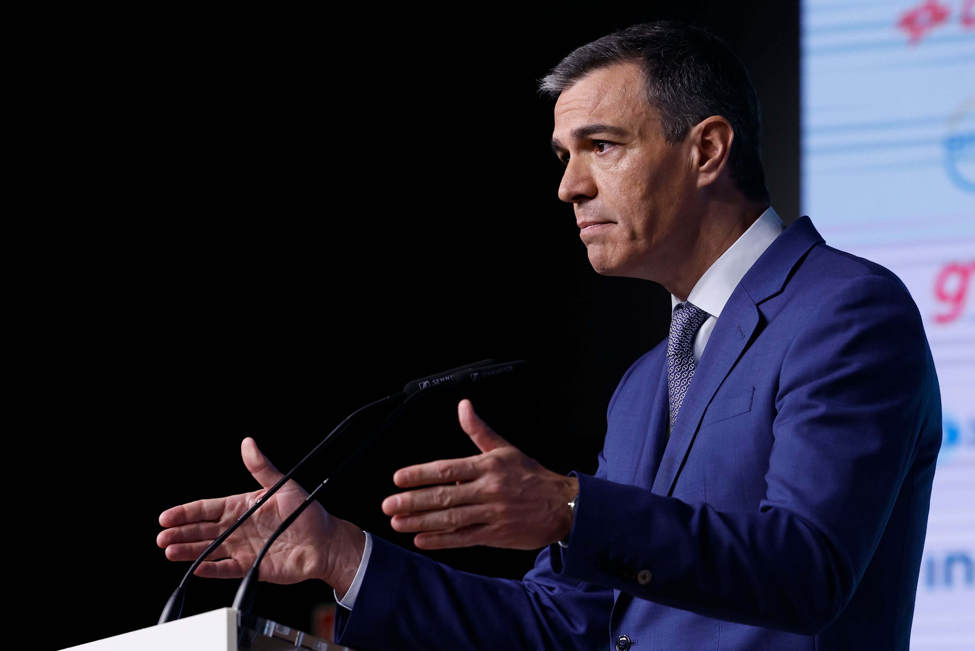 El presidente del Gobierno, Pedro Sánchez.