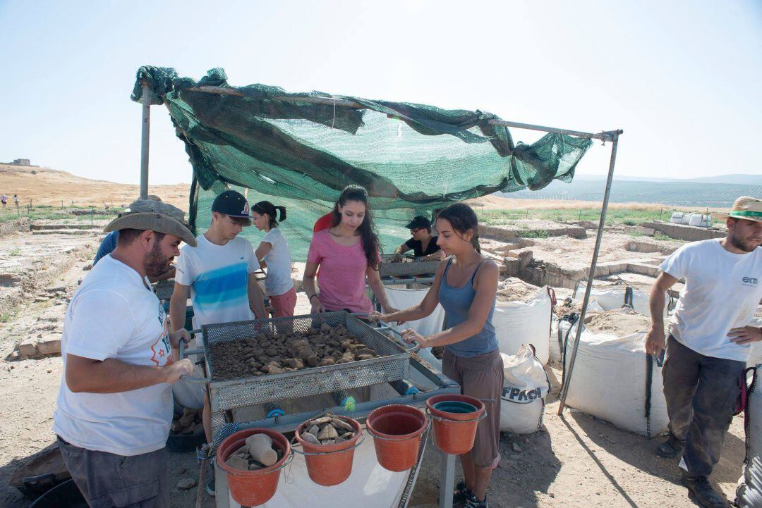 Voluntarios del Campo de Trabajo de anteriores campañas.