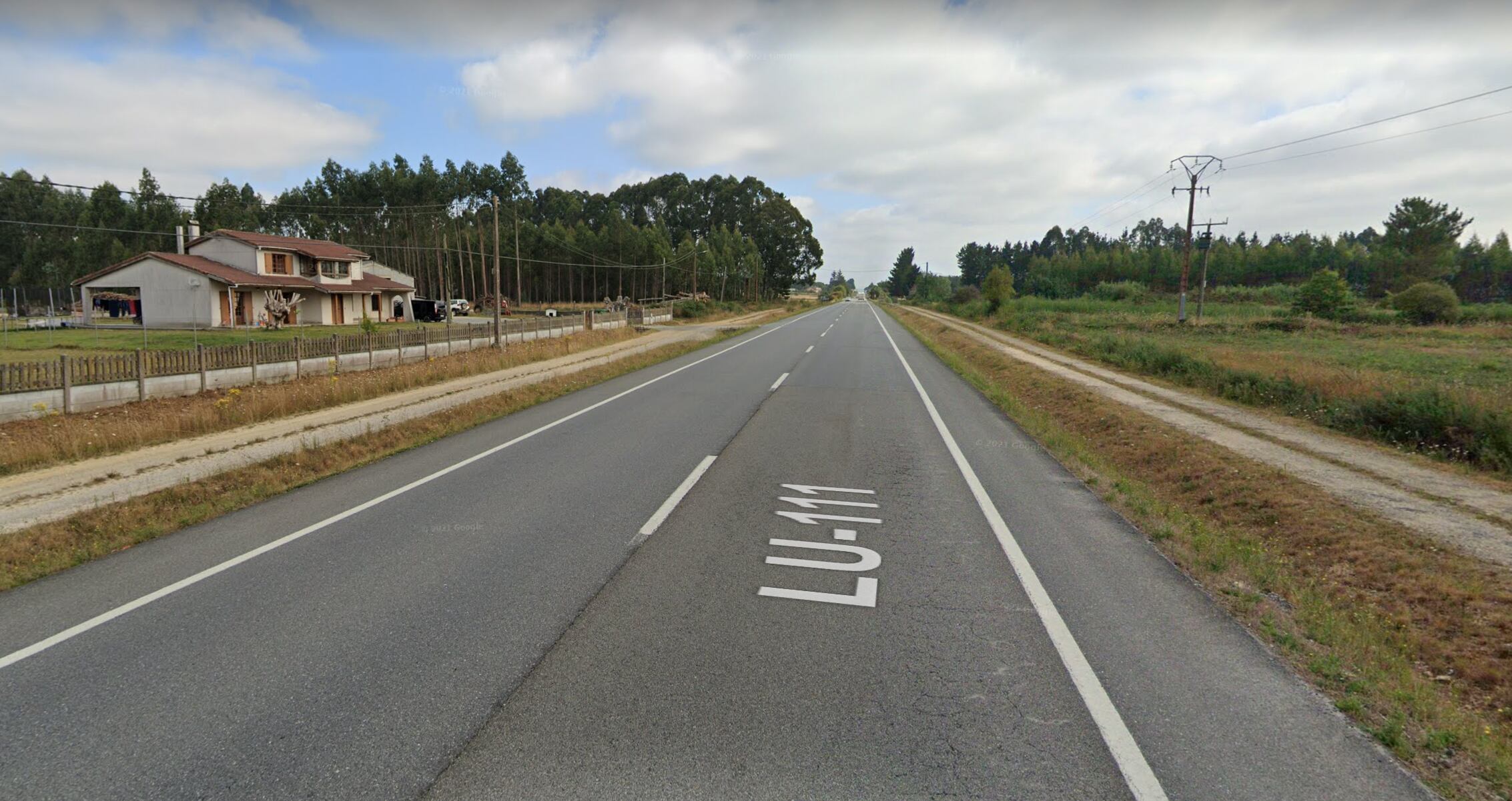 Imagen de la carretera LU - 111