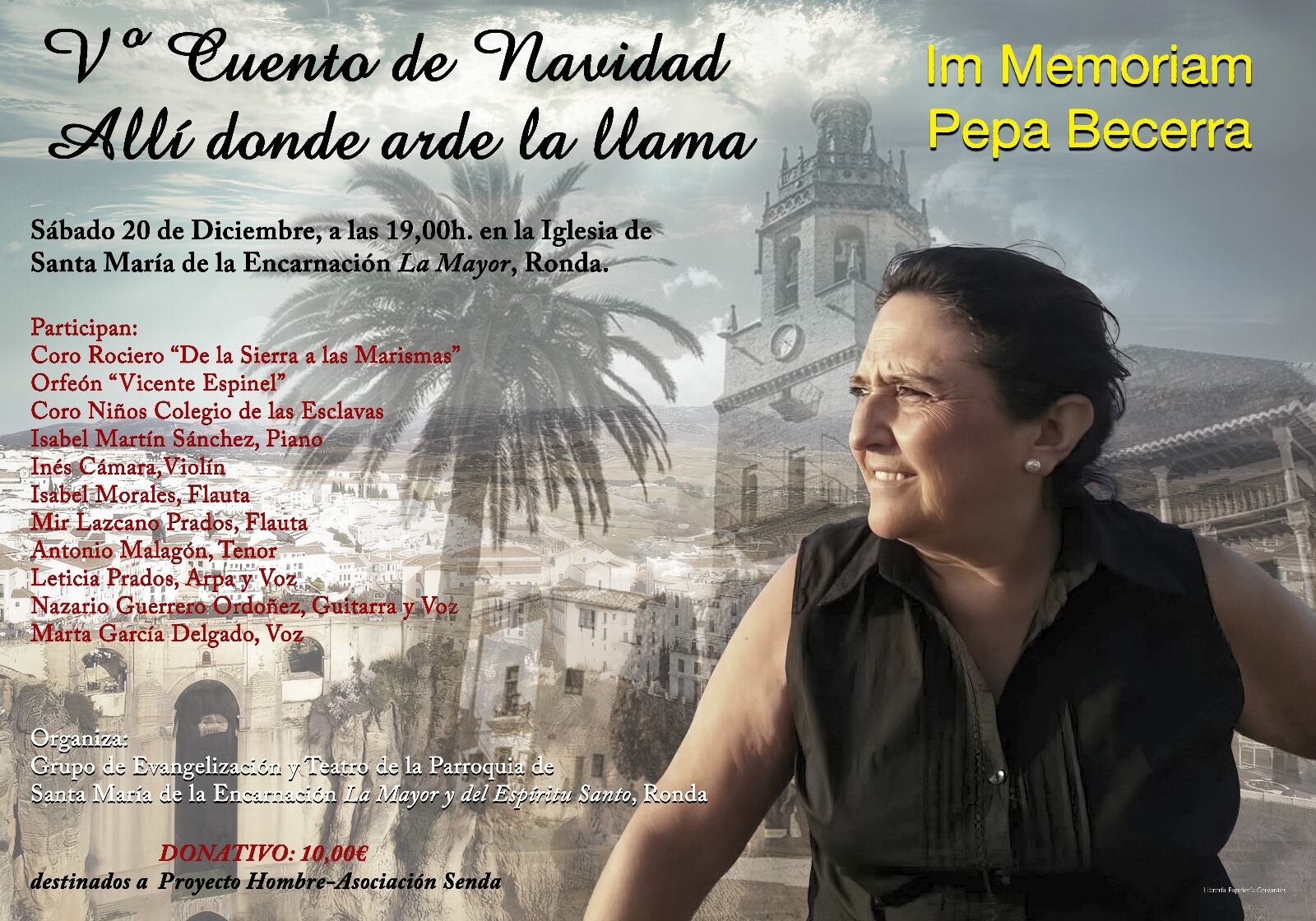 Cartel del V Cuento de Navidad