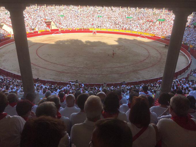 Plaza de Toros durante los Sanfermines
