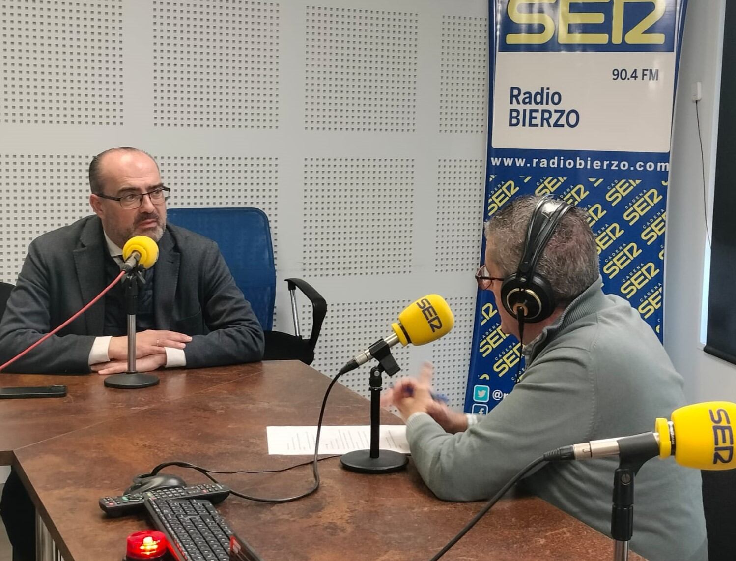 Marco Morala, en Radio Bierzo