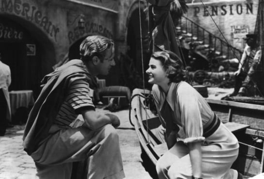 Holger Brandt junto a Ingrid Bergman en una escena de &#039;Intermezzo&#039;