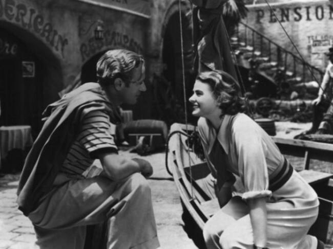 Holger Brandt junto a Ingrid Bergman en una escena de 'Intermezzo'