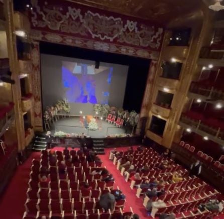 Capilla ardiente de Verónica Forqué en el Teatro Español