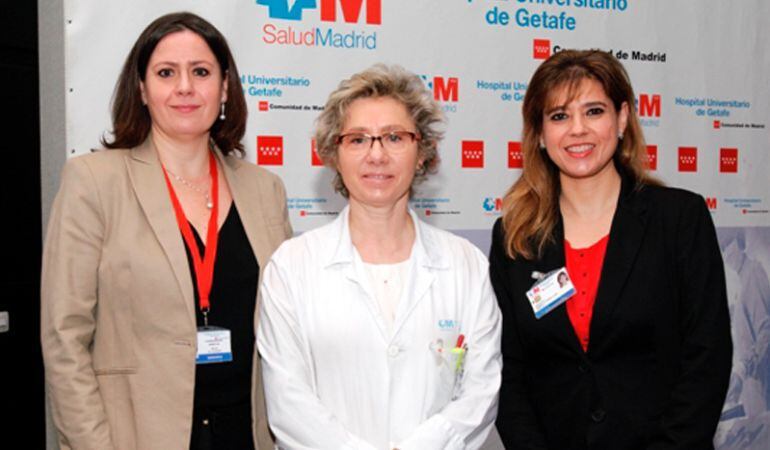 Las responsables del curso en el centro sanitario