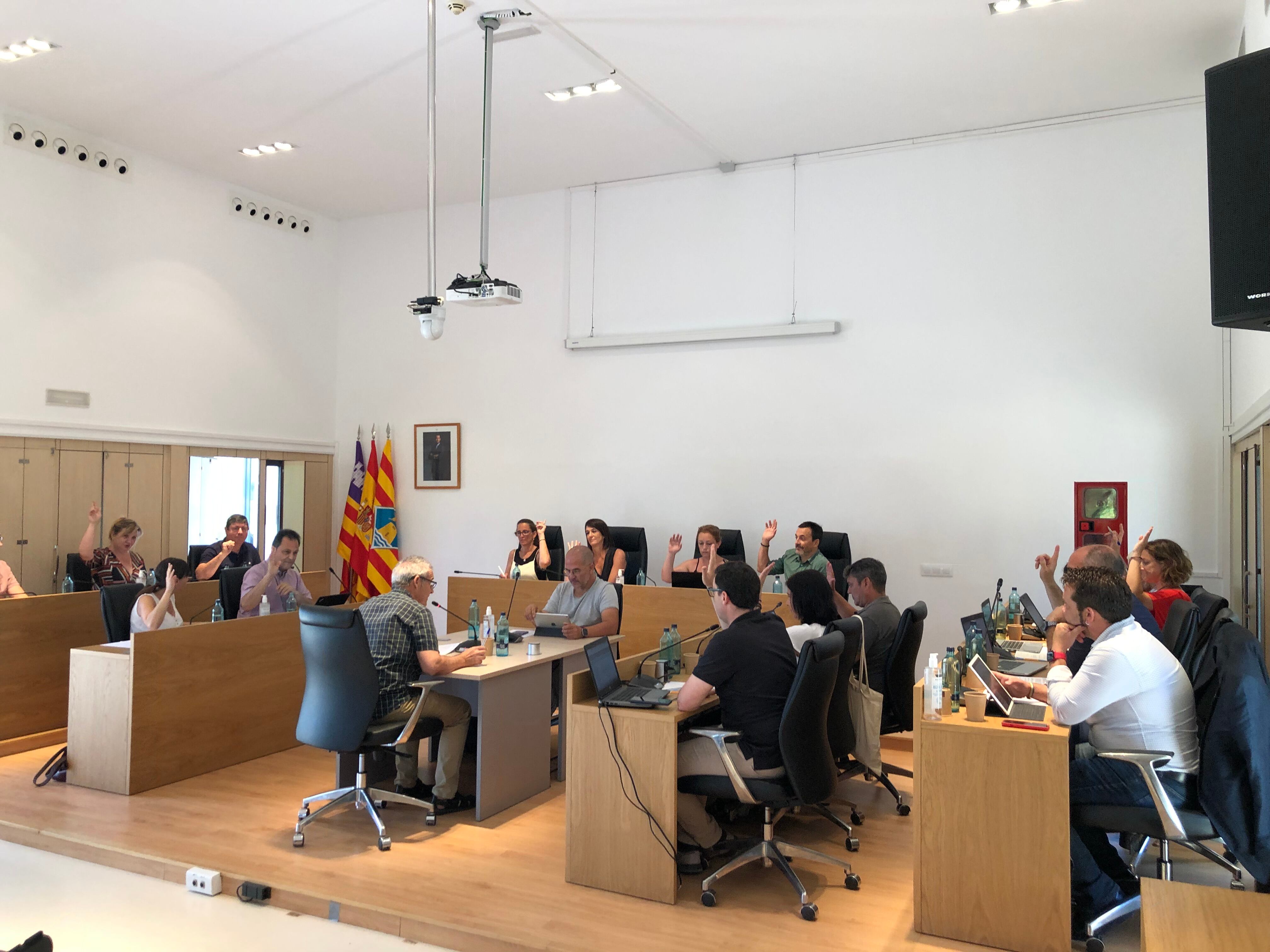 Imagen del pleno del Consell de Formentera