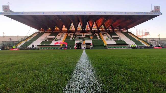 Estadio Príncipe Felipe (Cáceres). Fuente: Estadios de España (2018).
