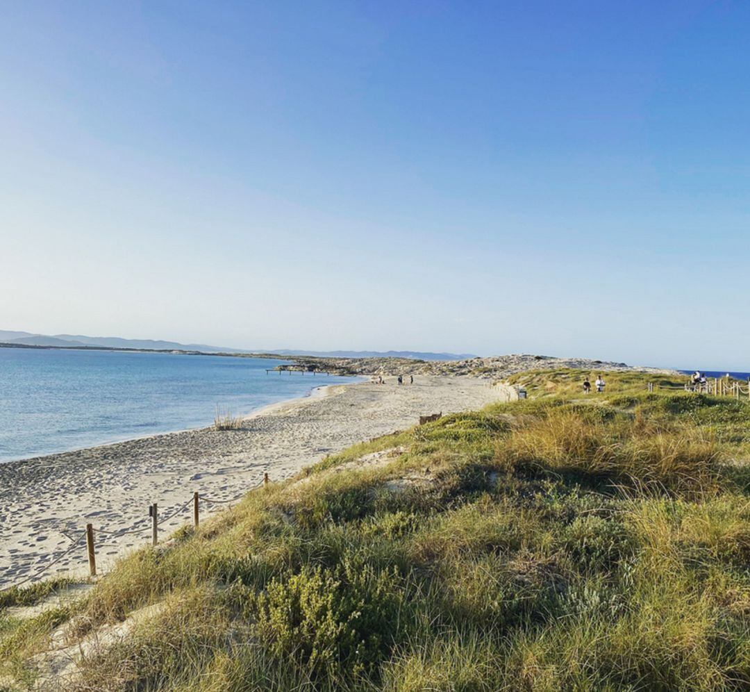 Playas vacías en Formentera