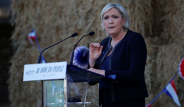 La candidata ultraderechista a las elecciones francesas, Marine Le Pen.